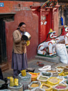 Kathmandu-Marktfrau