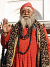 Kathmandu-Heiliger Mann